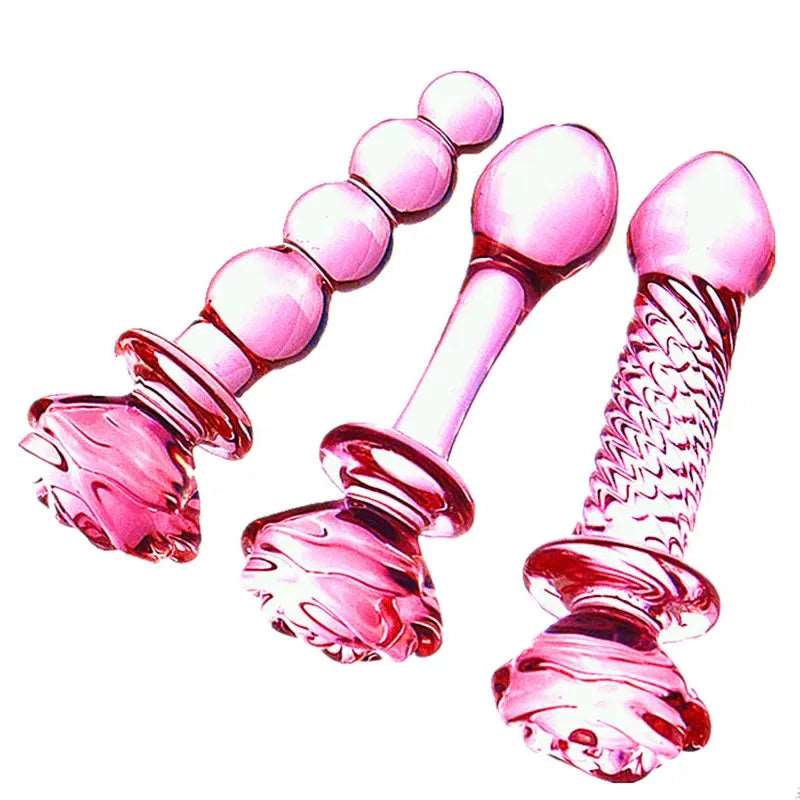 CRYSTAL ROSE GLASS ANAL