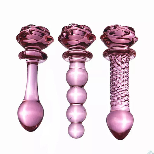 CRYSTAL ROSE GLASS ANAL