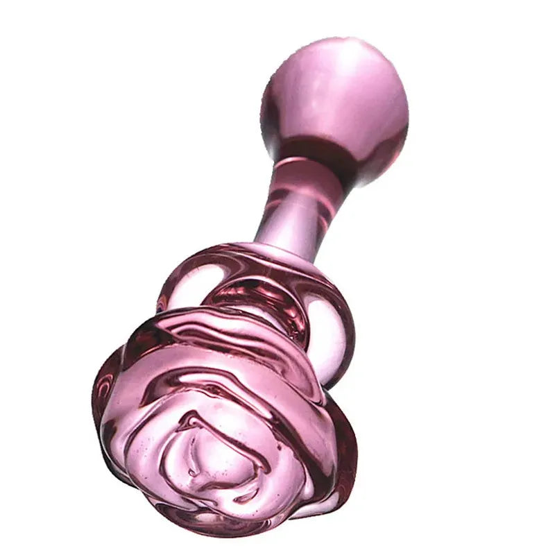 CRYSTAL ROSE GLASS ANAL