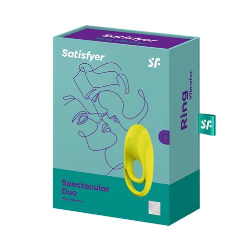 SATISFYER SPECTACULAIRE DUO RING JAUNE