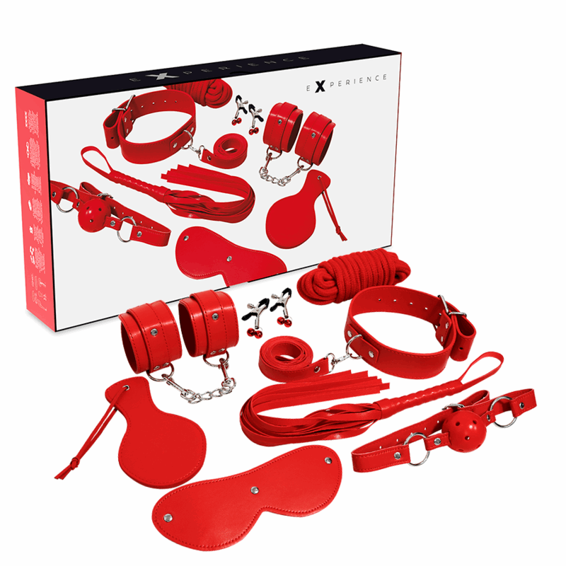 KIT FETICHE BDSM SERIE ROUGE