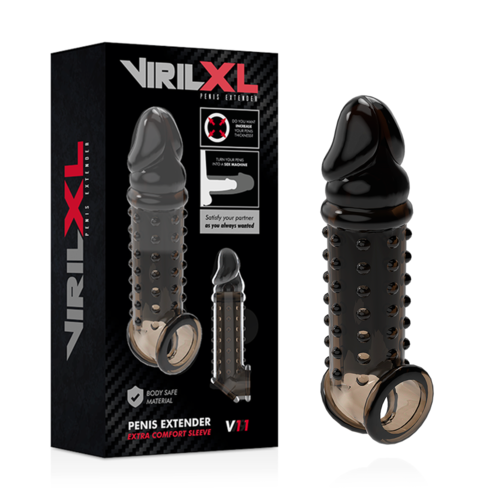 VIRILXL PENIS EXTENTION DE 2CM NOIR