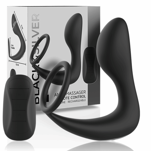 BLACK & SILVER SILICONE NOIR