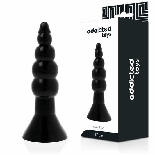 ADDICTED TOYS PLUG ANAL 17CM NOIR