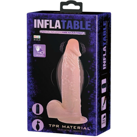 DILDO REALISTICO VIBRADOR E GONFLABLE