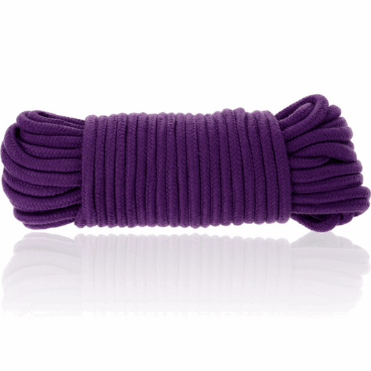 CORDE DE BONDAGE EN COTON 20 METRES LILAS