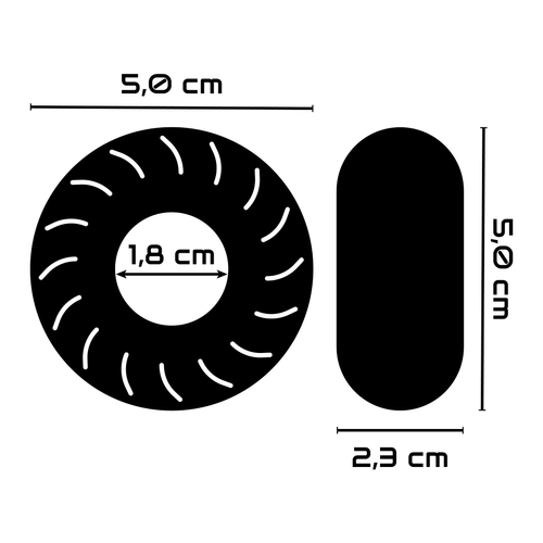 BAGUE SUPER FLEXIBLE POWERING 5CM