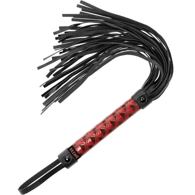 RED EDITION FLOGGER EN CUIR VEGAN