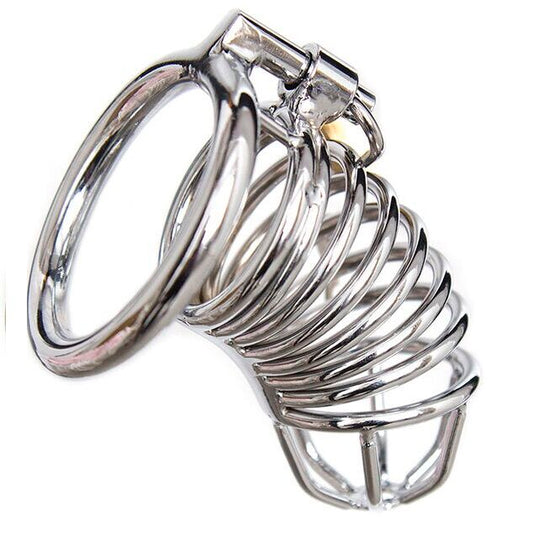 CAGE DE CHASTETE EN METAL TAILLE S