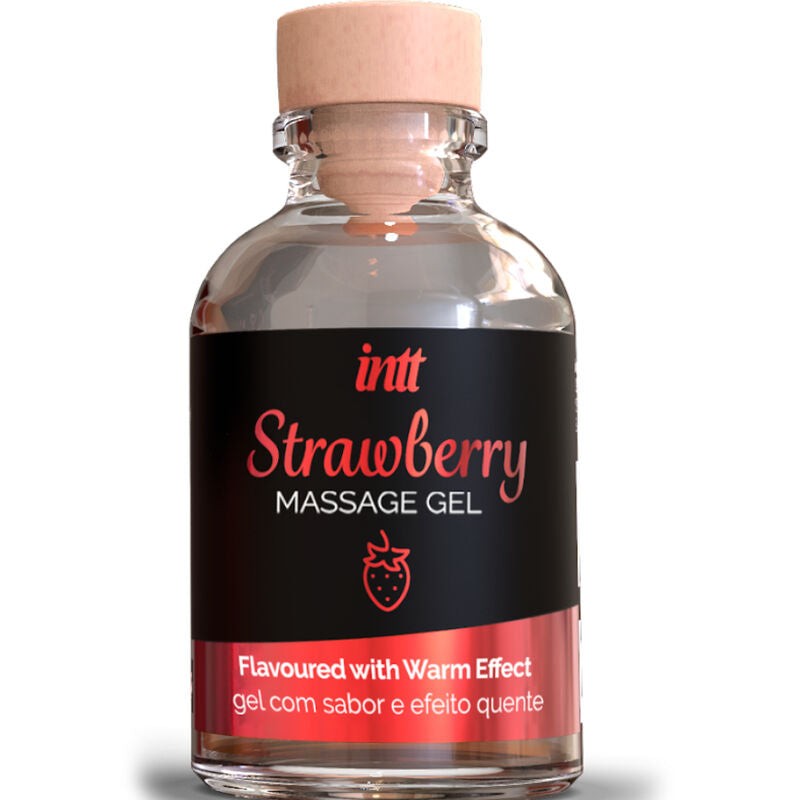 INTT MASSAGE EFFET CHAUD SAVEUR FRAISE